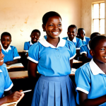 Education of Girls**

"A bright, cheerful classroom in Goma, Democratic Republic of Congo. Several fully clothed, smiling schoolgirls in modest uniforms are attentively listening to a female teacher. The classroom is simply furnished but filled with hope and educational materials. Sunlight streams through the windows. Safe for work, appropriate content, fully clothed, professional, modest, family-friendly, perfect anatomy, correct proportions, natural pose, well-formed hands, proper finger count, natural body proportions."

**