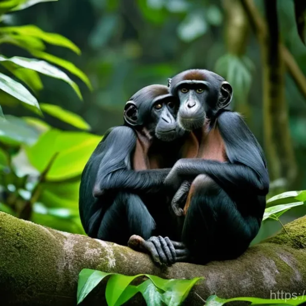 살롱가 국립공원 여행 가이드 - **"A serene and majestic scene deep within the untouched primary tropical rainforest of Salonga Nati...